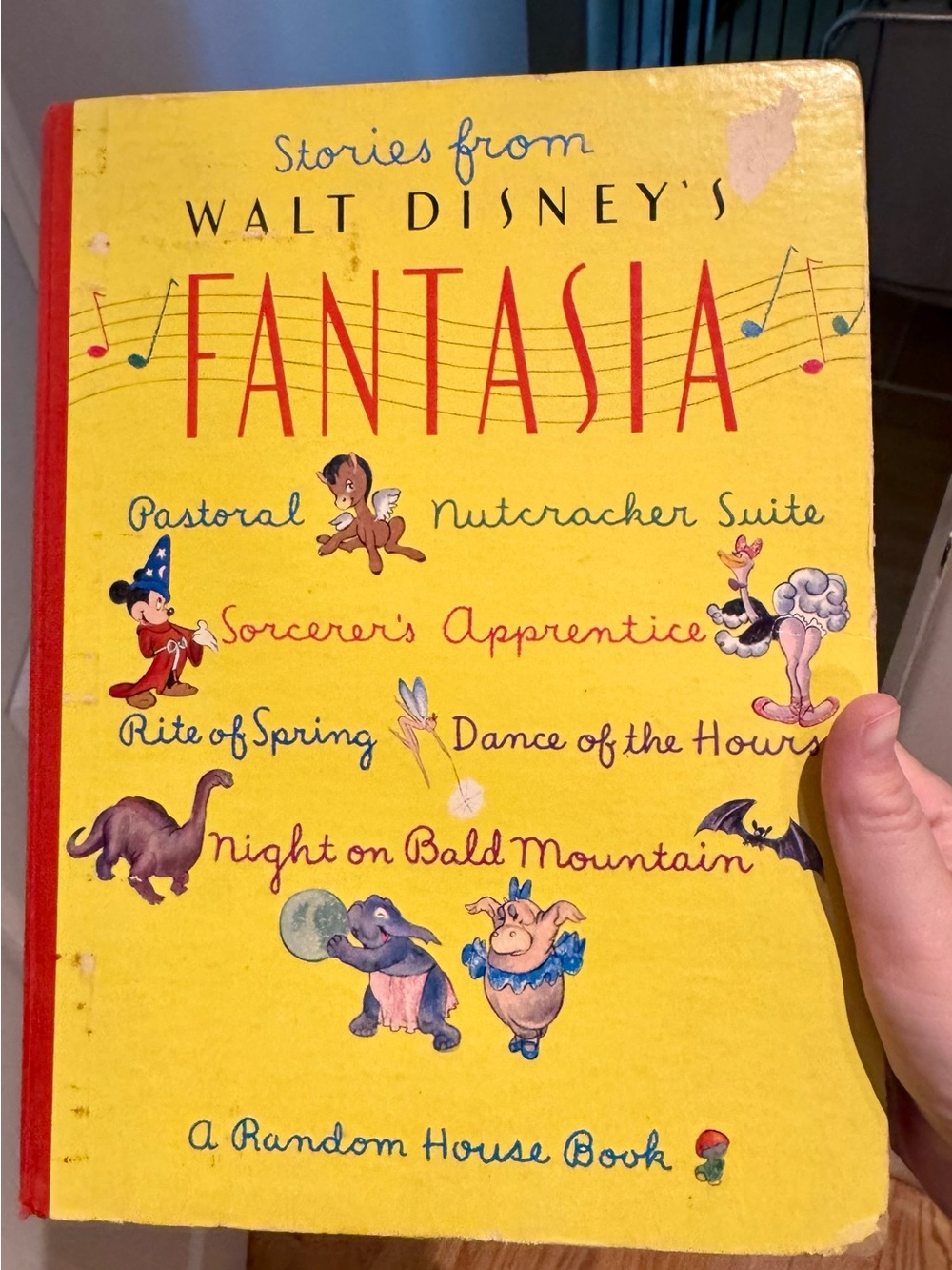 Vintage hardcover Stories from Walt Disney’s Fantasia book